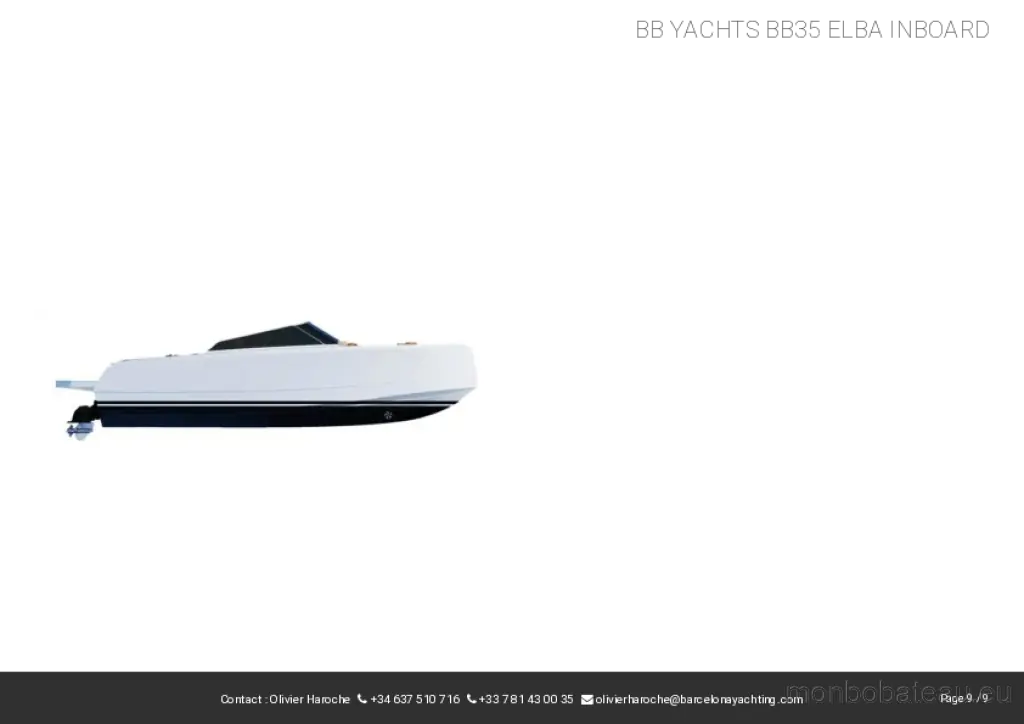 BB Yachts BB35 ELBA inboa